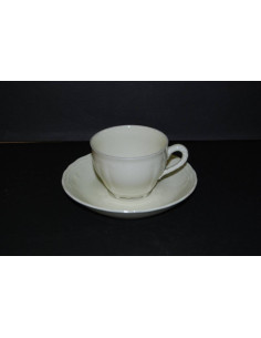 Bidasoa Carlos IV 8706 Crema Taza Café Con Plato